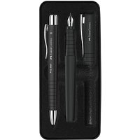 FABER-CASTELL Schreibset  Poly Ball Pen schwarz von Faber-Castell