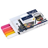 FABER-CASTELL Summer breeze Lackmarker farbsortiert 1,5 mm, 6 St. von Faber-Castell