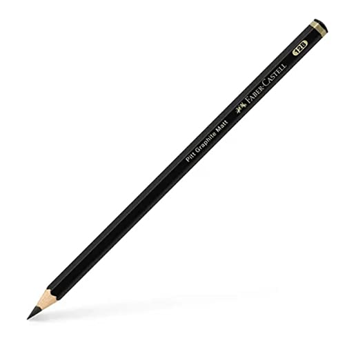 Faber-Castell 115212 - Bleistift Pitt Graphite Matt, Mine 12B, 1 Stück von Faber-Castell