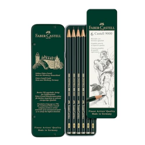 FABER-CASTELL 117805 - Bleistifte Set Graphite Aquarell, 5 Stück, Inhalt: HB, 2B, 4B, 6B, 8B von Faber-Castell