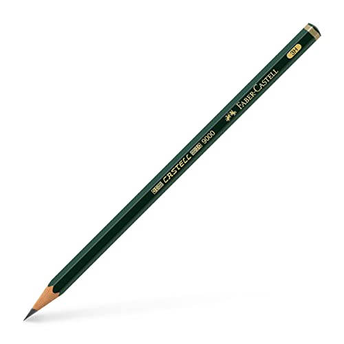 Faber-Castell 119013 - Bleistift Castell 9000, Härtegrad 3H, 1 Stück von Faber-Castell