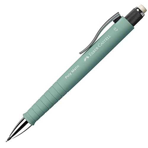 FABER-CASTELL 133365 - Druckbleistift Poly Matic 0.7 mm, mintgrün, 1 Stück von Faber-Castell