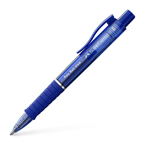 Faber-Castell 145751 - Kugelschreiber Poly Ball View, Mine XB, admiral blue, 1 Stück von Faber-Castell