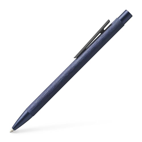 FABER-CASTELL 146165 - Kugelschreiber Neo Slim Aluminium, Minenstärke M, dunkelblau von Faber-Castell