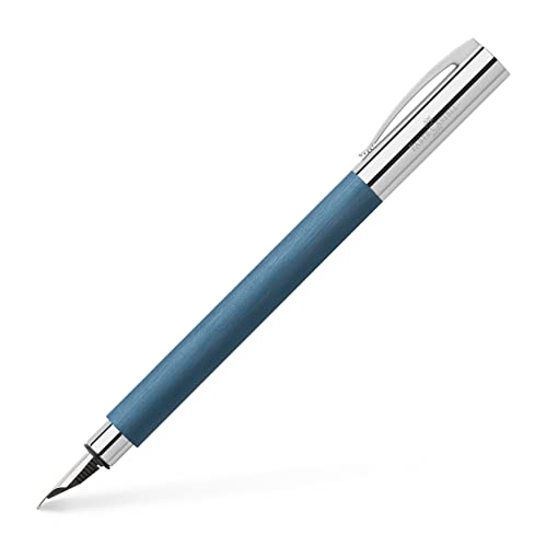 Faber-Castell 147141 - Füller Ambition Edelharz, blau, Federbreite F, 1 Füllfederhalter inkl. Geschenkverpackung von Faber-Castell