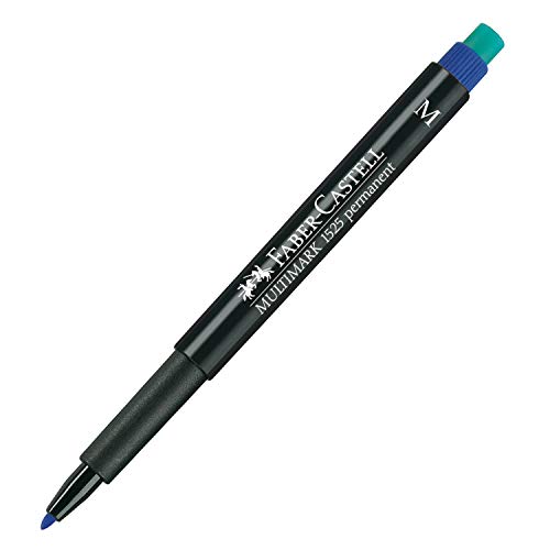 FABER-CASTELL 152551 - Marker Multimark M, permanent, blau von Faber-Castell