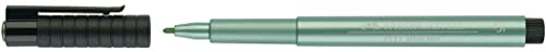 FABER-CASTELL 167394 - Tuschestift Pitt artist pen, Stärke 1.5 mm, grün metallic von Faber-Castell