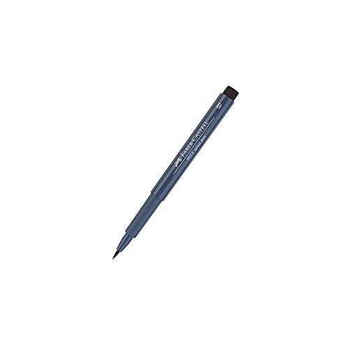 Faber-Castell 167447 - Tuschestift Pitt artist pen brush, Strichstärke B, Farbe 247, indanthrenblau von Faber-Castell