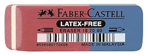 Faber-Castell 187040 - Radierer Latex-free, Tinte/Blei, 7070-40 von Faber-Castell