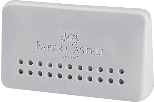 Faber-Castell 187164 - Radierer Grip 2001 Edge, Schreibinstrument, 1 Stück, grau von Faber-Castell