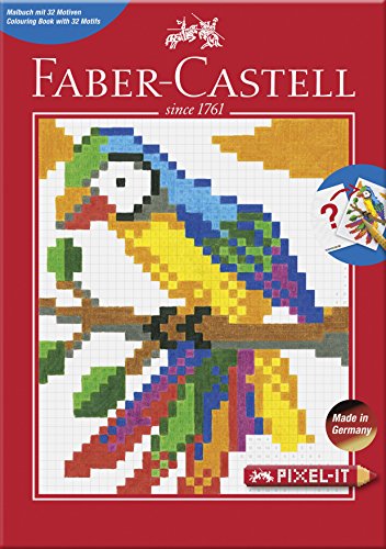 FABER-CASTELL 201572 - Pixel-it Ausmalbuch mit 32 Motiven, 1 Stück von Faber-Castell