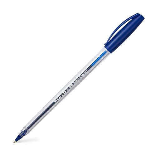 FABER-CASTELL 343250 - Kugelschreiber Trilux 032, Schreibfarbe blau, 50 Stück, Minenstärke M von Faber-Castell