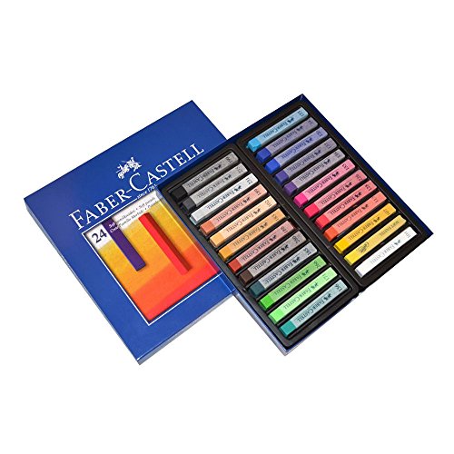 Faber-Castell 5188128324 Creative Studio Pulver Pastellkreide (Soft), 24 Farben von Faber-Castell