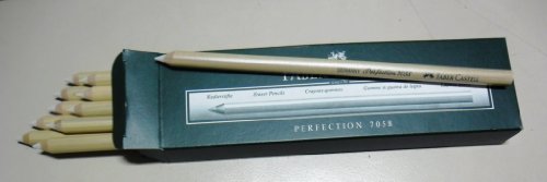 Faber-Castell Borrar lápiz blanco 7058 Perfección VPE = 12 unidades von Faber-Castell