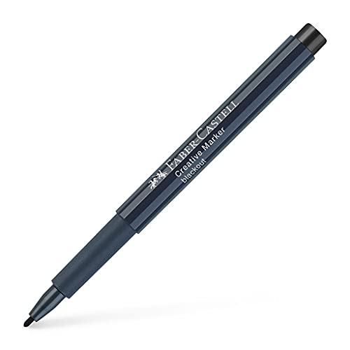 Faber-Castell Creative Studio Creative Marker, Blackout, Single Marker, für Kunst, Handwerk, Zeichnen, Skizzieren, Zuhause, Schule, Universität, Ausmalen von Faber-Castell