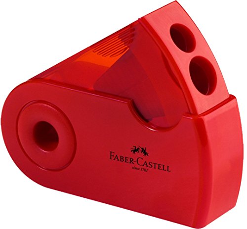 Faber-Castell Sleeve Spitzdose Doppelspitzdose rot von Faber-Castell