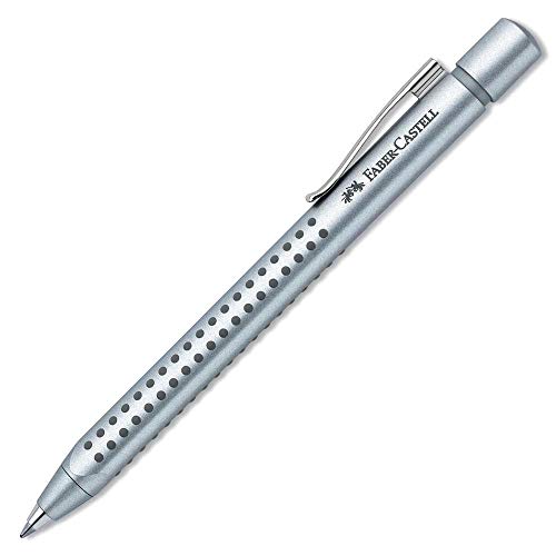 Faber-Castell Druckbleistift GRIP 2011, 0,7 mm, B, Schaftfarbe: silber von Faber-Castell