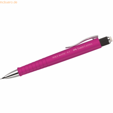 Faber Castell Druckbleistift Poly Matic 0,7mm pink von Faber Castell