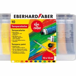 Efacolor Tempera Tuben 12ml 10 Stück von Faber Castell