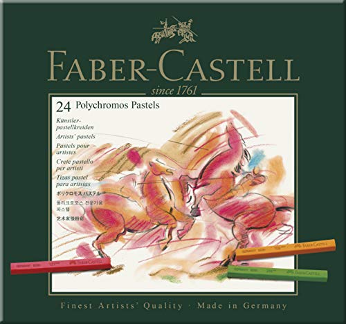 Faber-Castell F128524 128524 Pastellkreide Polychromos Etui 24er von Faber-Castell