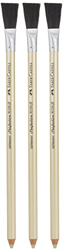 Faber-Castell Faber Castell Perfection Radierstift mit Pinsel (3er-Pack) von Faber-Castell