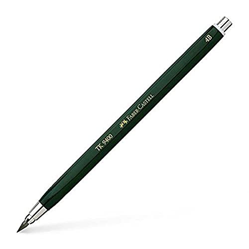 Faber-Castell Fallminenstift TK© 9400, ohne Clip, Minenst„rke: 3,15 mm, H„rtegrad: 6B, schwarz von Faber-Castell