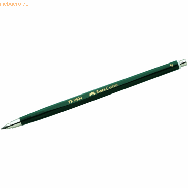 Faber Castell Fallminenstift TK 9400 2,0 H schwarz von Faber Castell