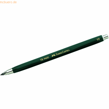 Faber Castell Fallminenstift TK 9400 3,15mm 5B dunkelgrün von Faber Castell