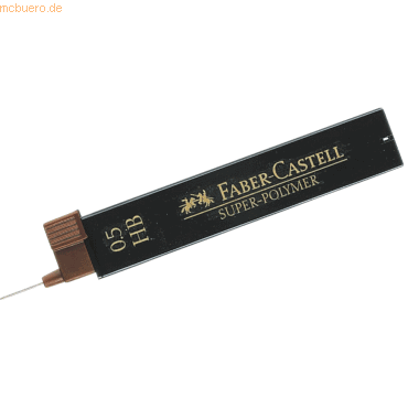 Faber Castell Feinminen Dose mit 12 Minen 0,5mm HB von Faber Castell
