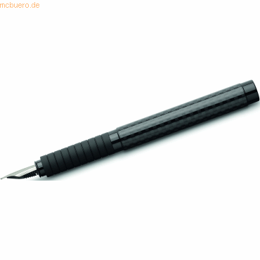 Faber Castell Füllhalter Basic Black Carbon EF von Faber Castell