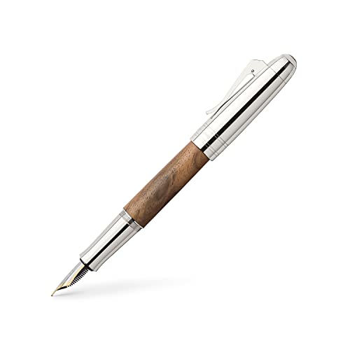 Faber-Castell Graf von Magnum Füllfederhalter, Walnuss – Medium von Graf von Faber-Castell