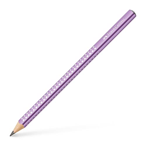 Faber-Castell Jumbo Sparkle Graphit-Bleistift, Violett-Metallic von Faber-Castell