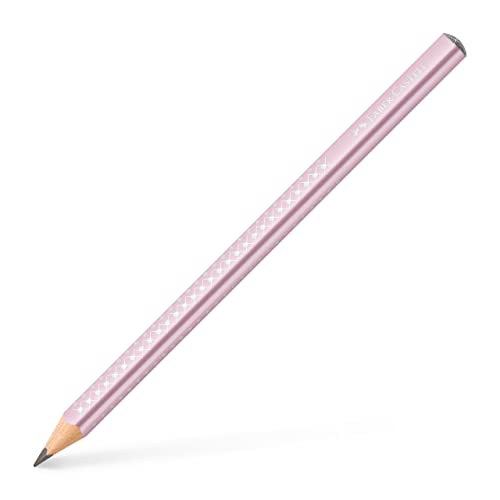 Faber-Castell Jumbo Sparkle Graphit-Bleistift, Rosé-Metallic von Faber-Castell