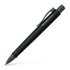 Faber-Castell Kugelschreiber 241190, Polyball XB, M, schwarz von Faber-Castell