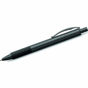 Faber Castell Kugelschreiber Basic Black Carbon verpackt von Faber-Castell