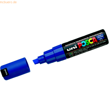 Faber Castell Marker UniPosca Strich: 8 mm blau von Faber Castell