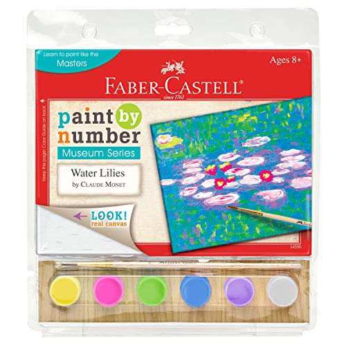 Faber-Castell Museum Series Paint by Numbers – Claude Monet Water Lilies – Number Painting for Kids and Adult Beginners von Faber-Castell