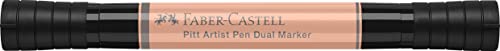 Faber-Castell PITT Artist Pen Dual Marker India Ink - Beige/Rot von Faber-Castell