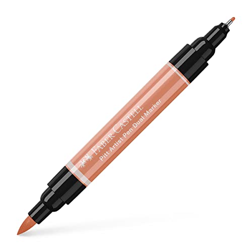 Faber-Castell Art & Graphic Pitt Artist Pen Dual Marker India Ink, Cinnamon, Single Pitt Pen, For Art, Craft, Drawing, Skizzing, Home, School, Uni, Coloring von Faber-Castell