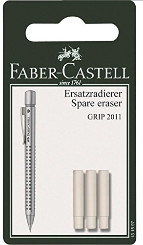 Faber Castell Radiergummi 15 Ersatz für GRIP 2011 Druckbleistift von Faber-Castell