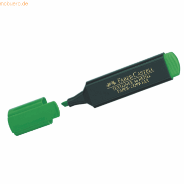 Faber Castell Textmarker Textliner 48 refill grün Faber Castell Textmarker Textliner 48 refill grün von Faber Castell