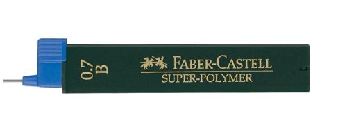 Faber Castell-pack of 12 Tubes of 12 Super-polymer Fineline Leads - B 0.7mm by Faber Castell von Faber-Castell