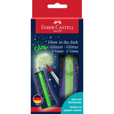 Glitzer Glow in the dark von Faber Castell