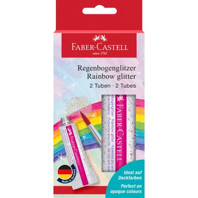 Glitzer Regenbogen von Faber Castell