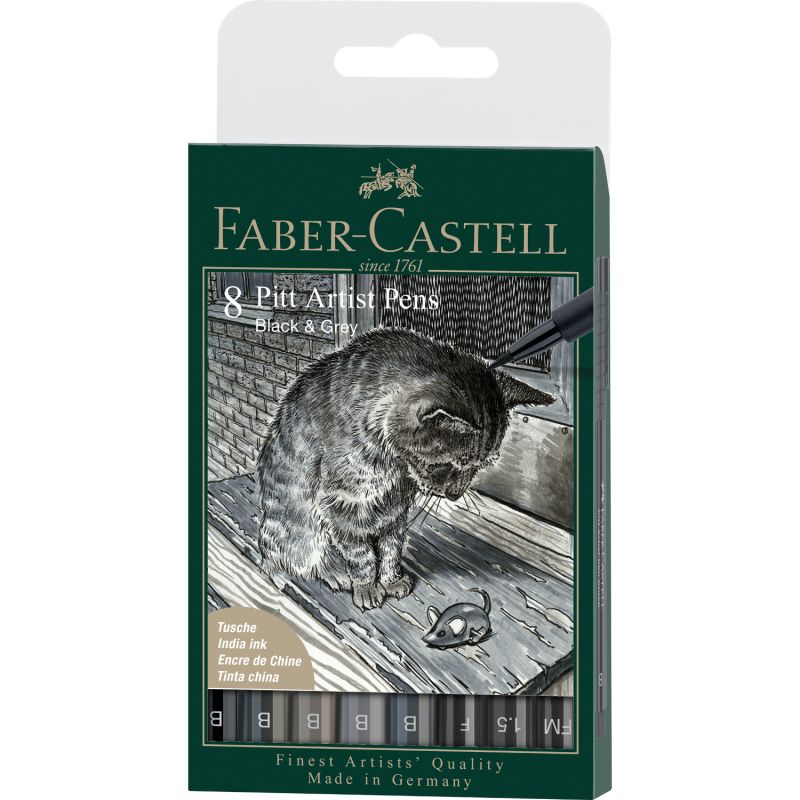 Pitt Artist Pen Tuschestift Set von Faber Castell