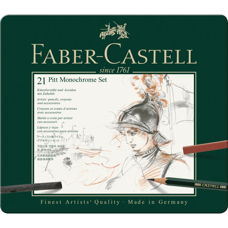 Pitt Monochrome Zeichenset von Faber Castell