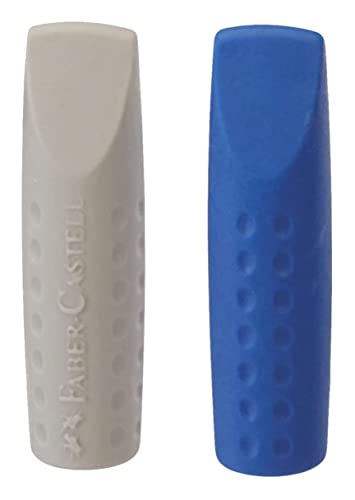 Polybeutel Radierer GRIP Eraser Cap farbig von Faber-Castell