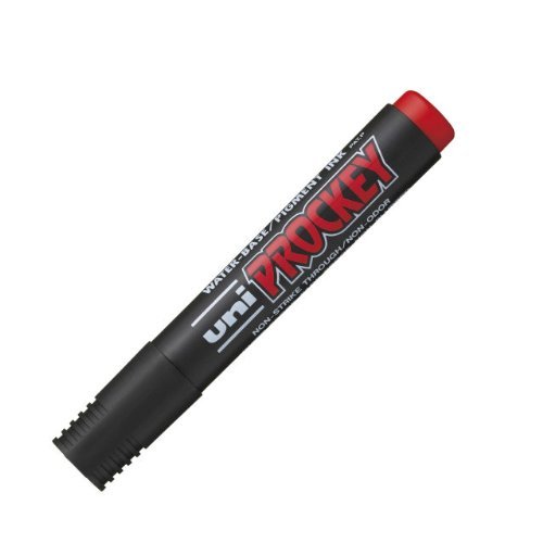 Uni-12 Stück Marker PROCKEY PM122 pte konisch Durchschnitt 1,8 – 2,2 mm rot von Uni-Ball