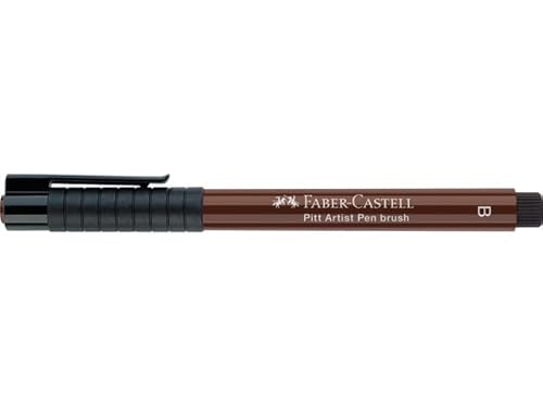 Zeichen Marker Faber-Castell Pitt Artist Pen Pinsel 175 Dunkle Sepia von Faber-Castell