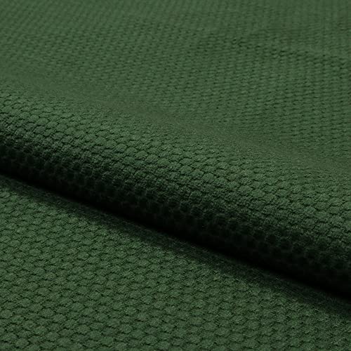 Fabreco LUMA Polsterstoff Meterware 142 cm breit, 100% Polyester, Gewicht 230 g/m2, feine Noppen-Struktur, Dekostoff für Vorhänge, Sofakissen, Polsterbezüge und Sitzkissen – Laubgrün 07 von Fabreco